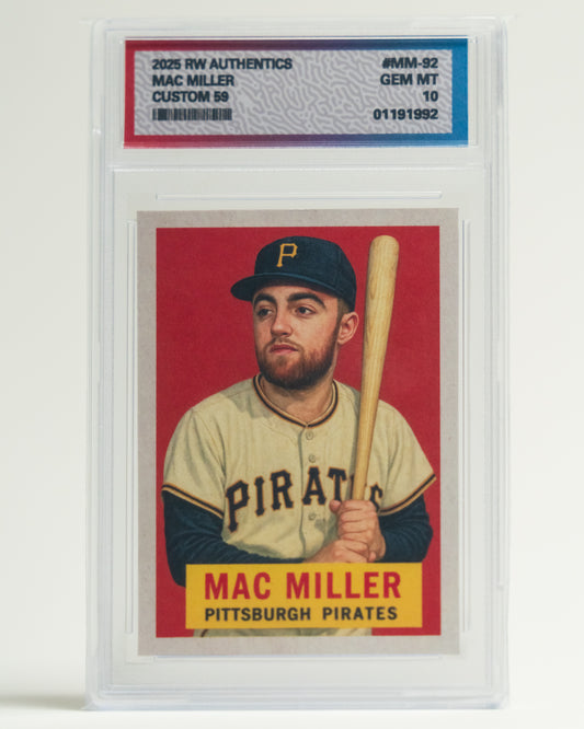 1950s Topps Style Mac Miller