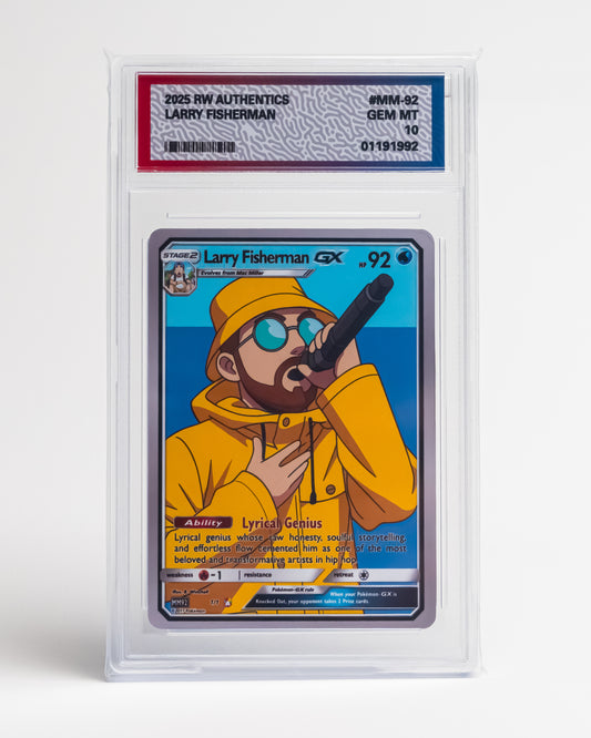 Custom Mac Miller Larry Fisherman Pokémon Card  Full Art