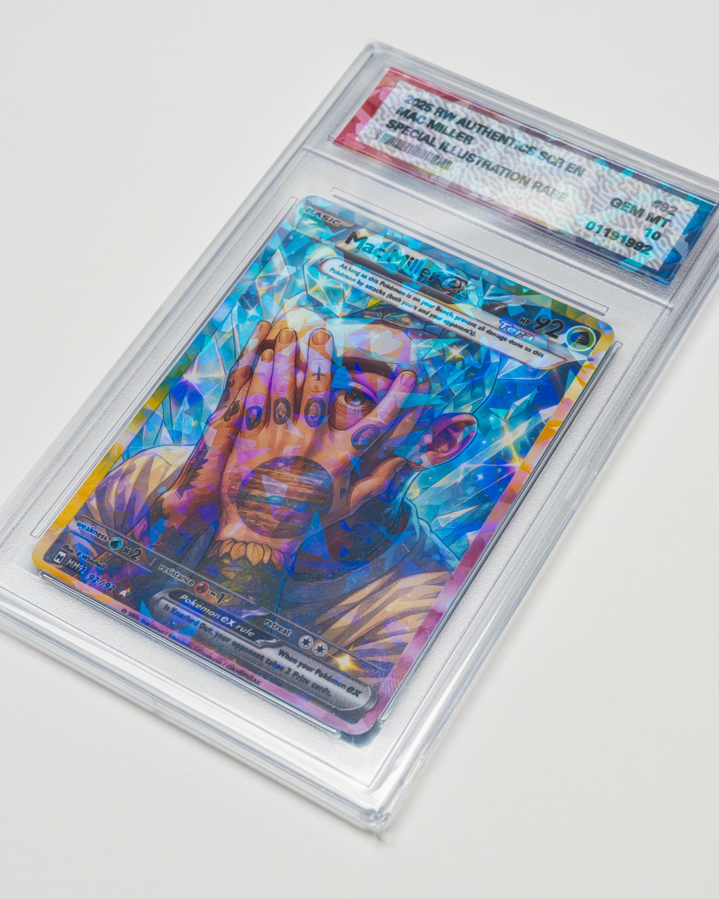 Mac Miller Pokémon Card  Stellar Tera Full Art Style
