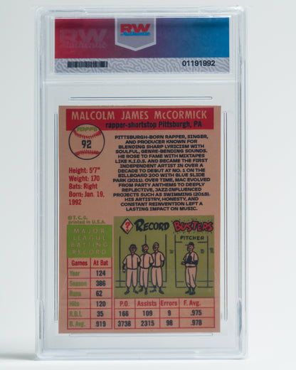 1950s Topps Style Mac Miller
