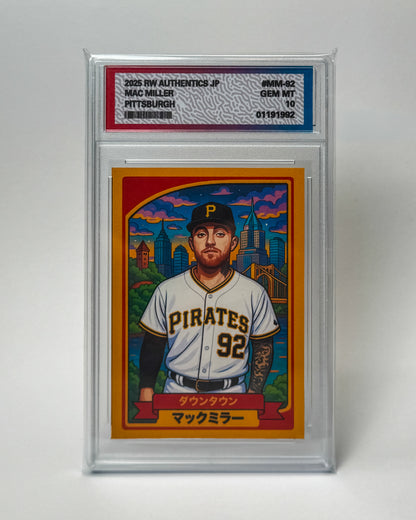 Custom Mac Miller Baseball Card - Japanese Edition