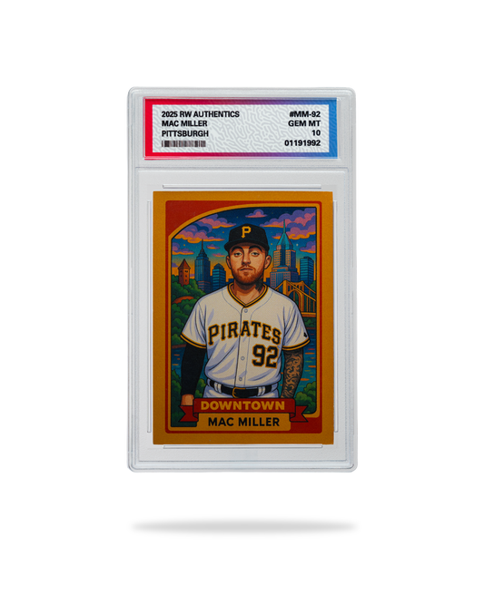 Custom Mac Miller Baseball Style Trading Card | Limited Edition