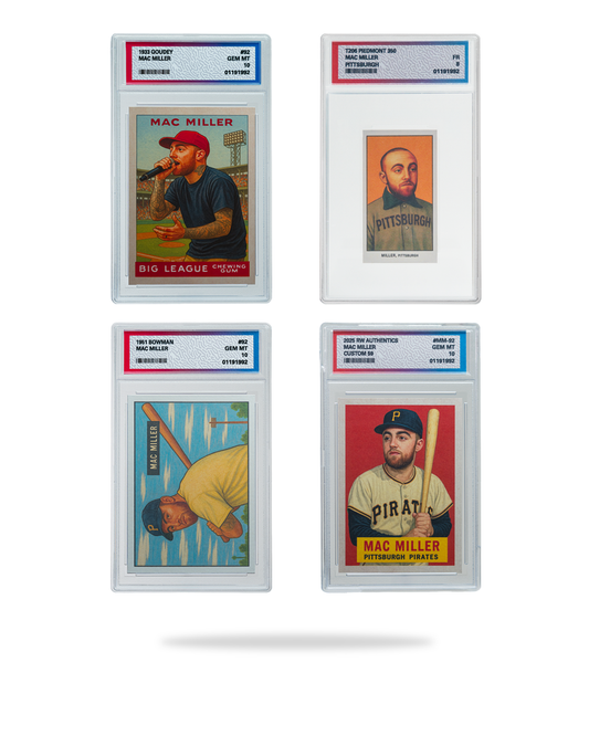 Mac Miller Vintage Trading Card 4-Card Collector Set